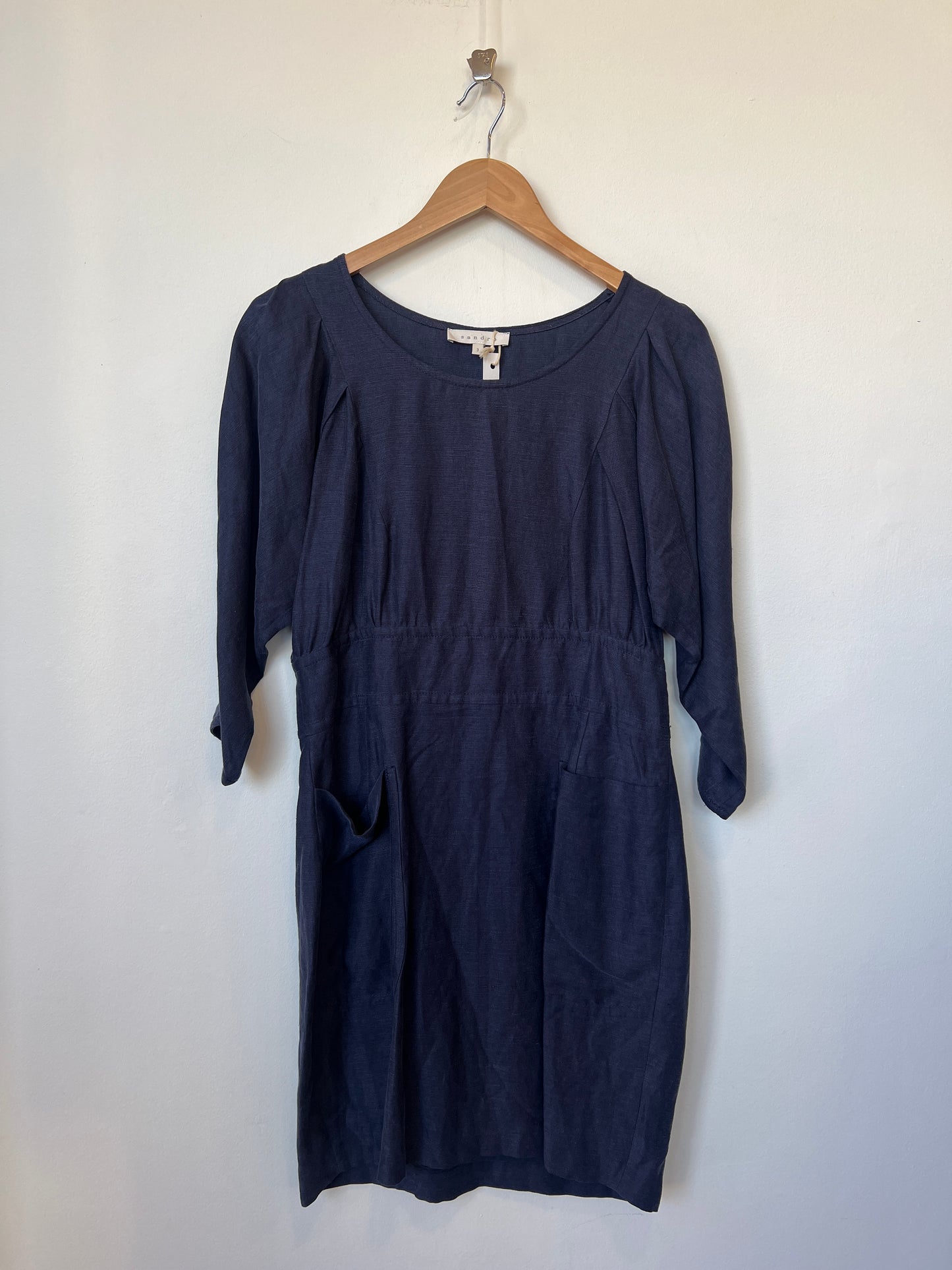 Sandro - Linen pocket dress