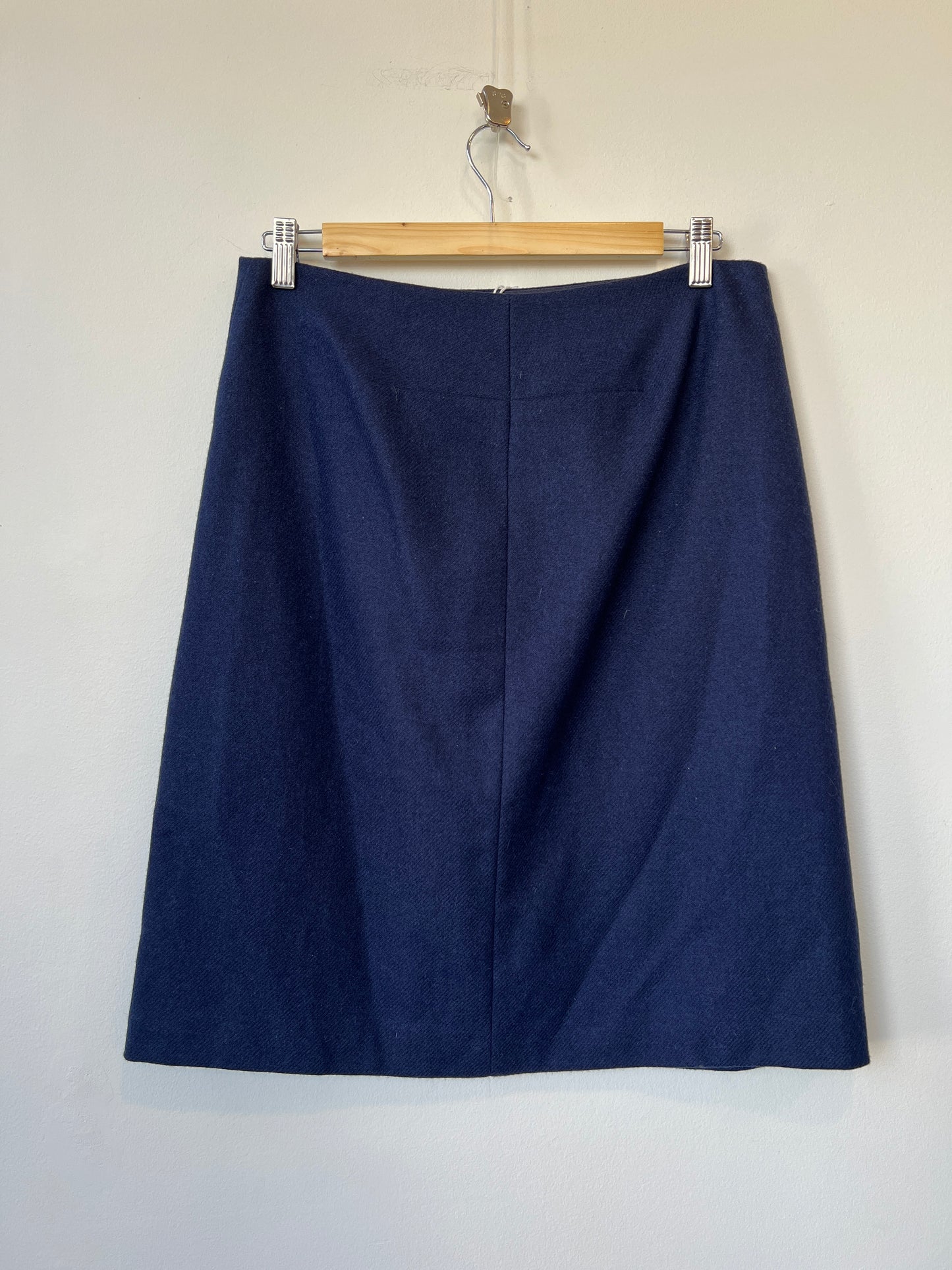 Pure Collection - Wool zip skirt