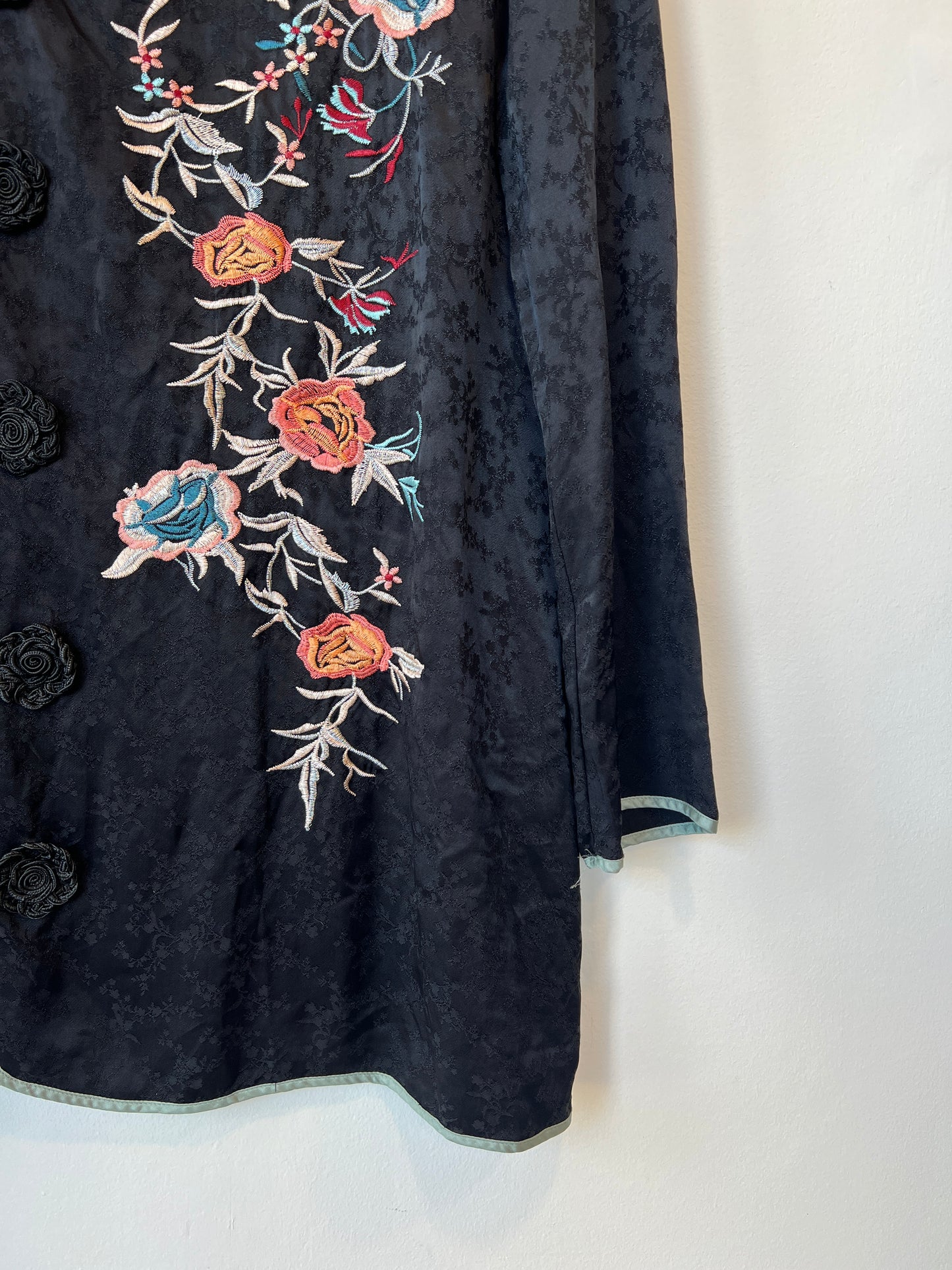 Zara - Embroidered chinese style dress