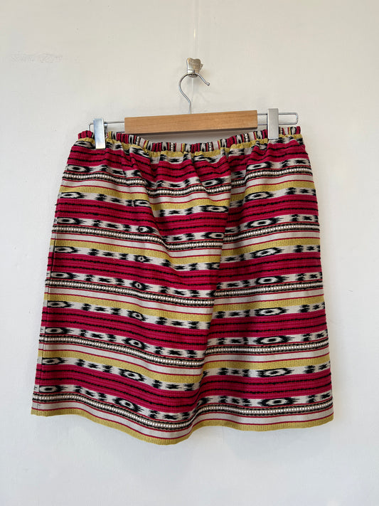 Carven - Printed skirt with beads