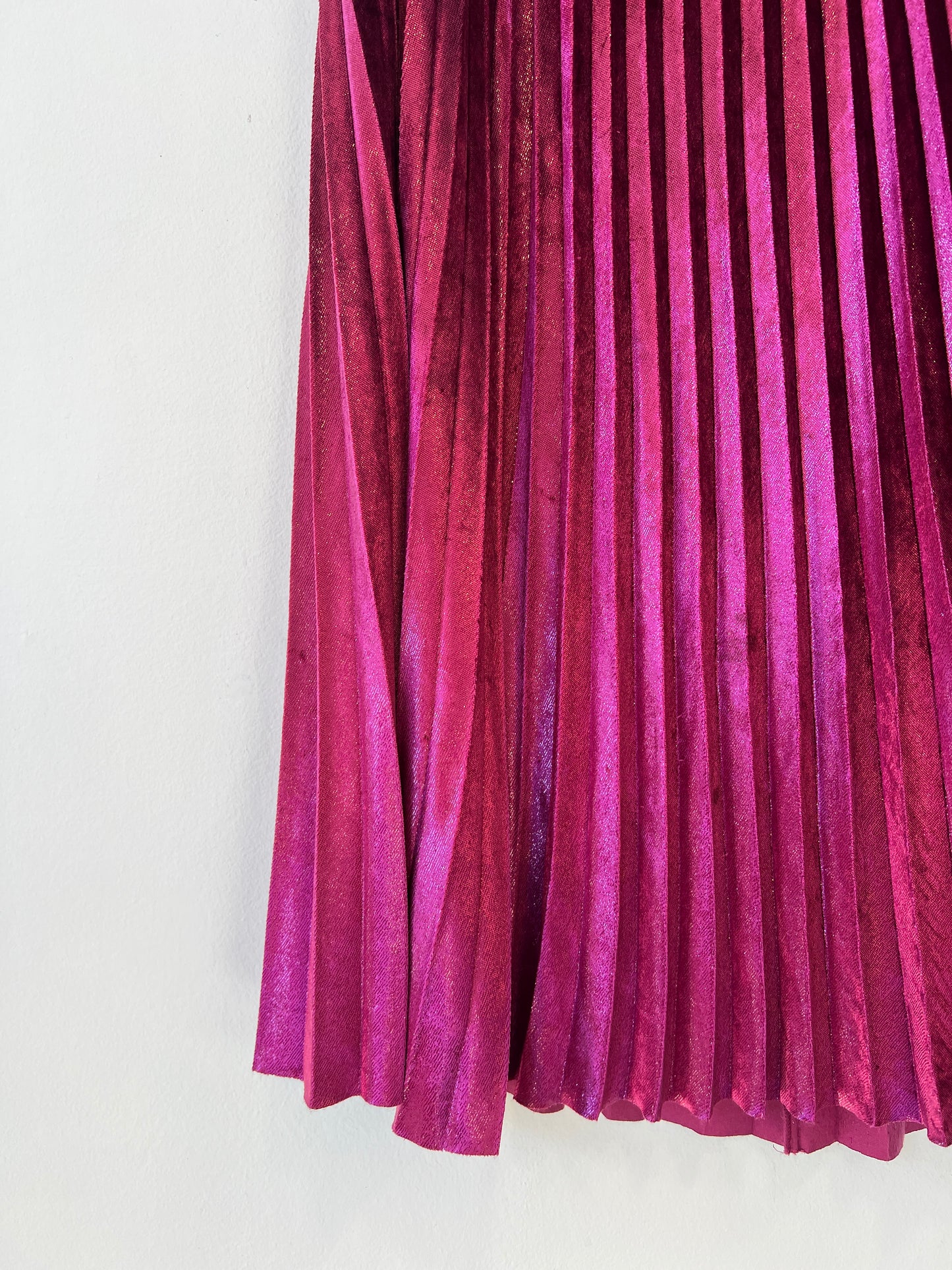 Whistles - Velvet pleated skirt