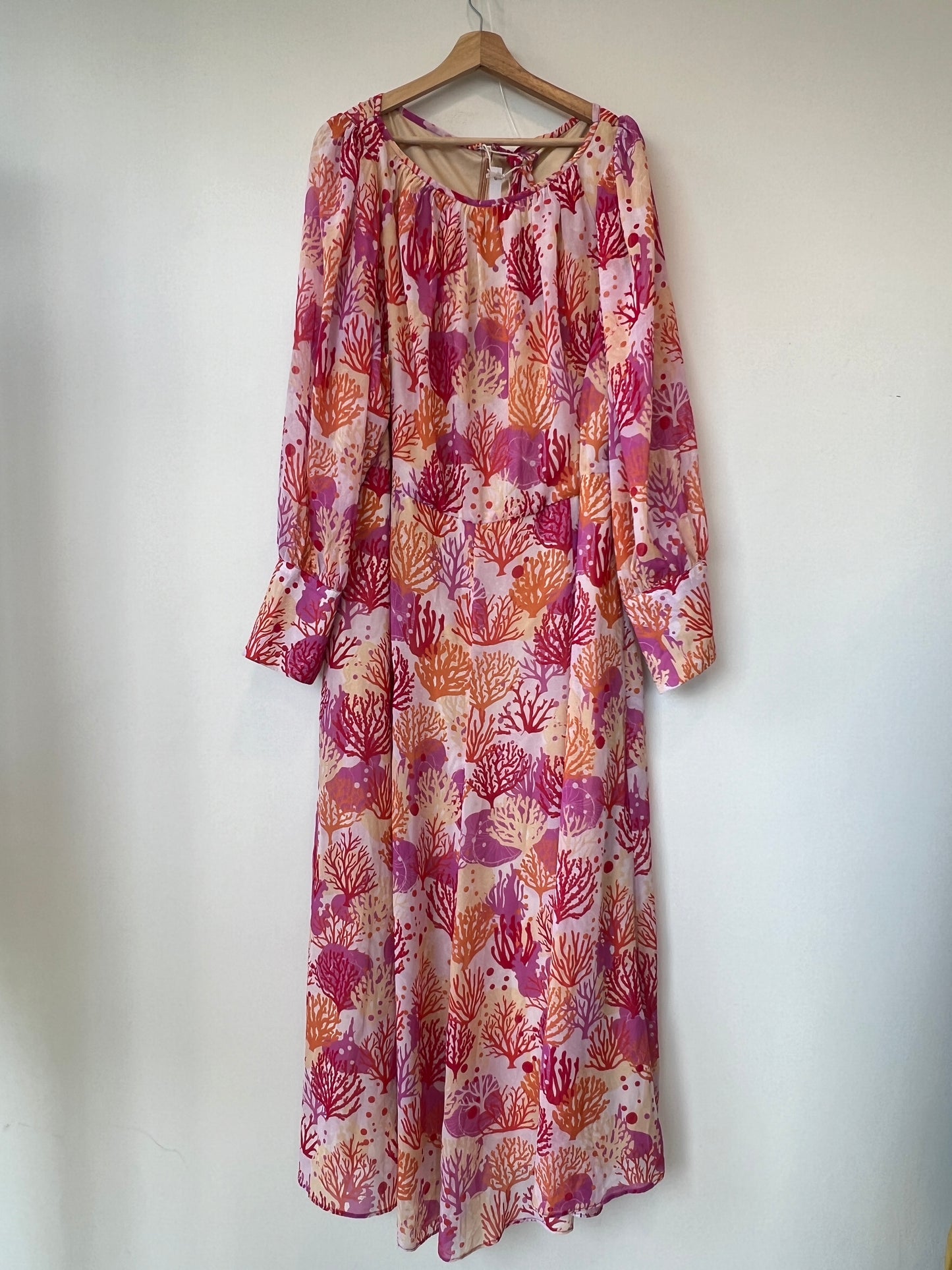 No Label - Coral print dress