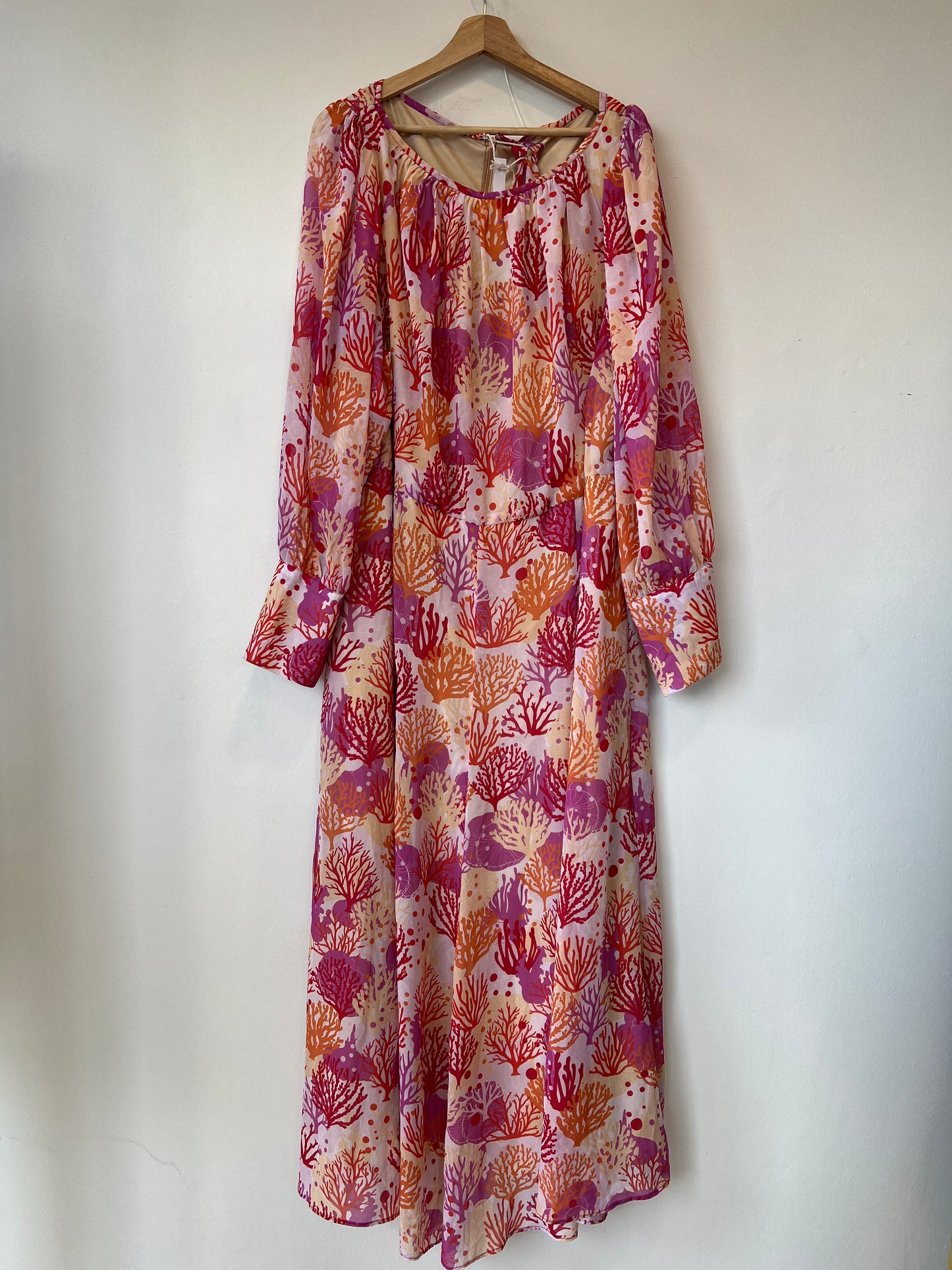 No Label - Coral print dress