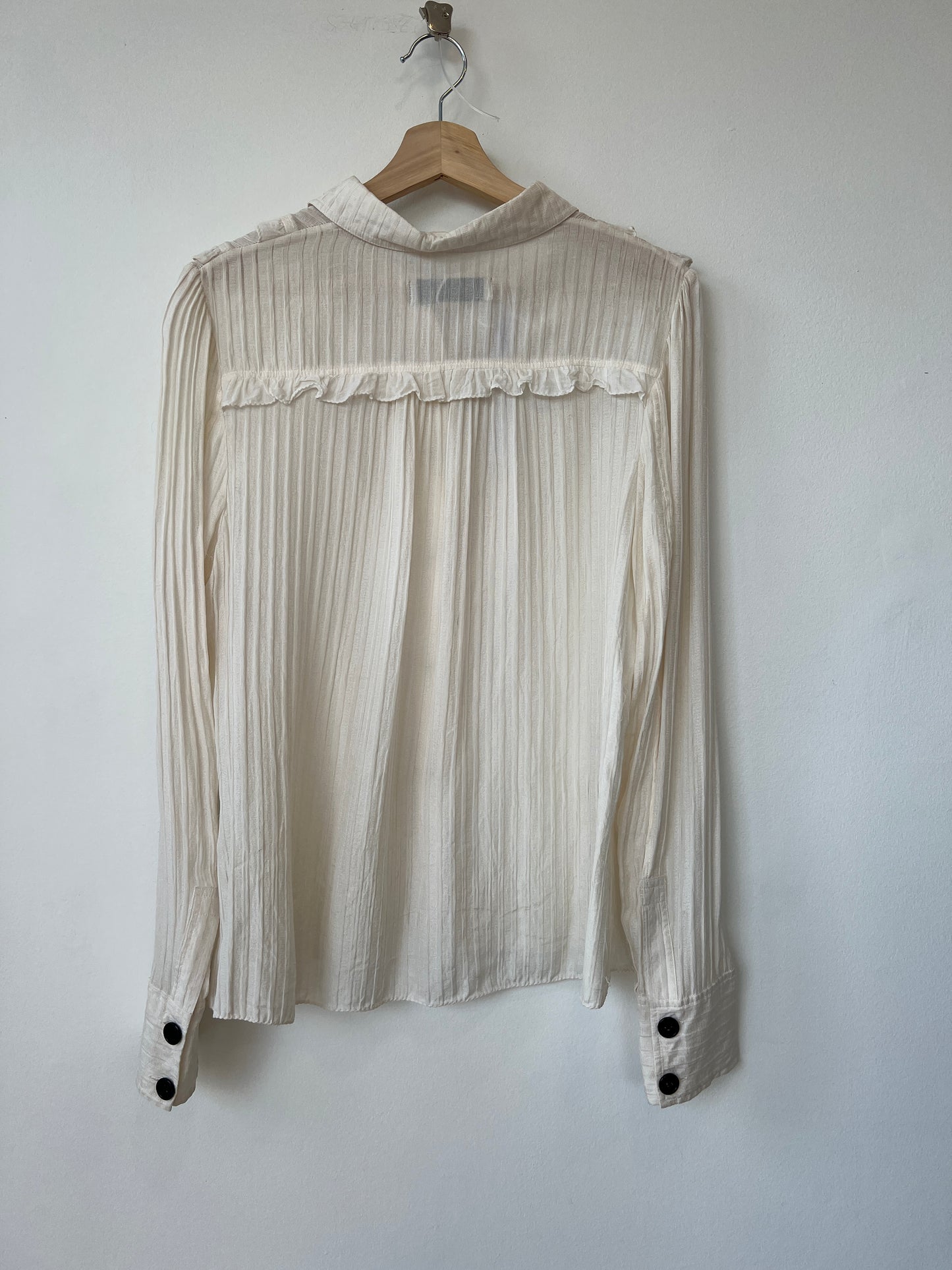 Malene Birger - Cream button up shirt