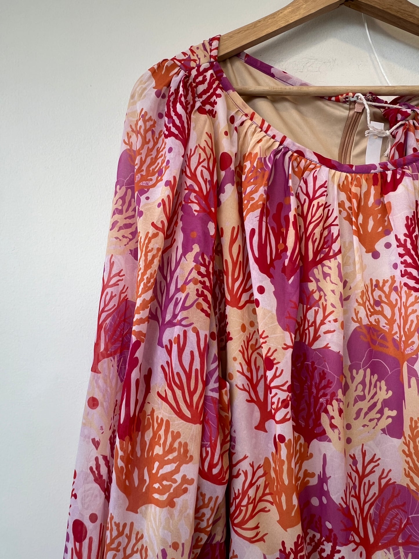 No Label - Coral print dress