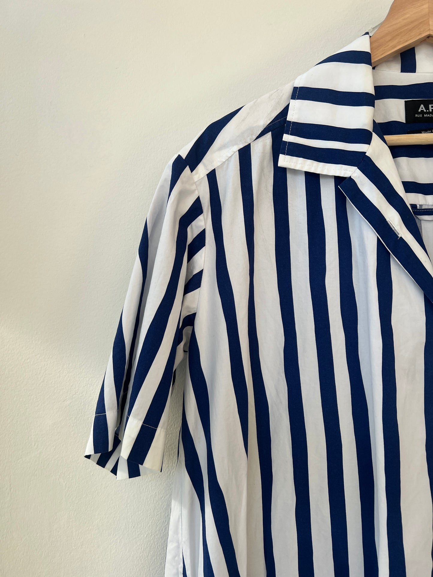 A.P.C. - Striped cotton dress