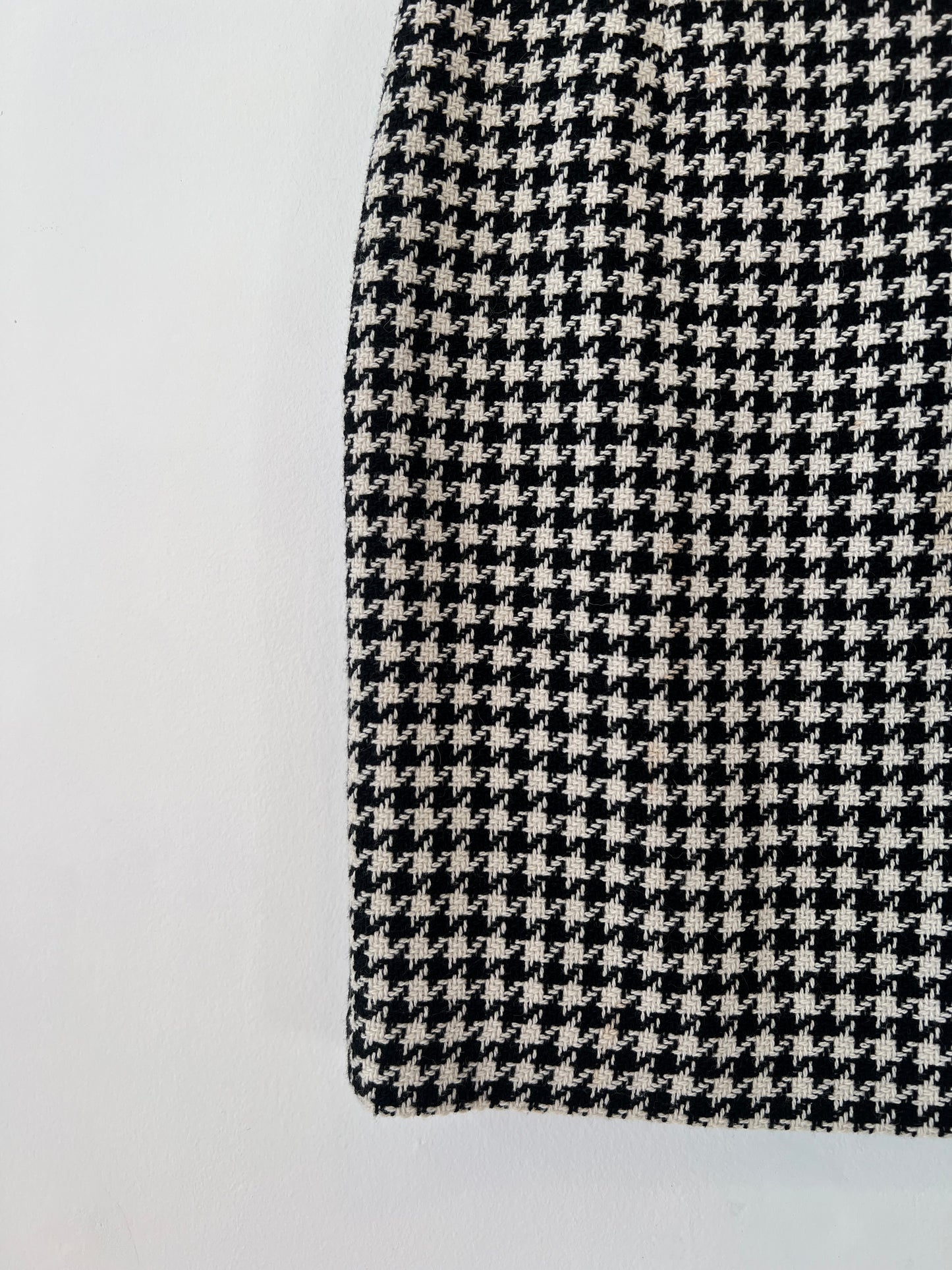 Hobbs - Houndstooth wool skirt