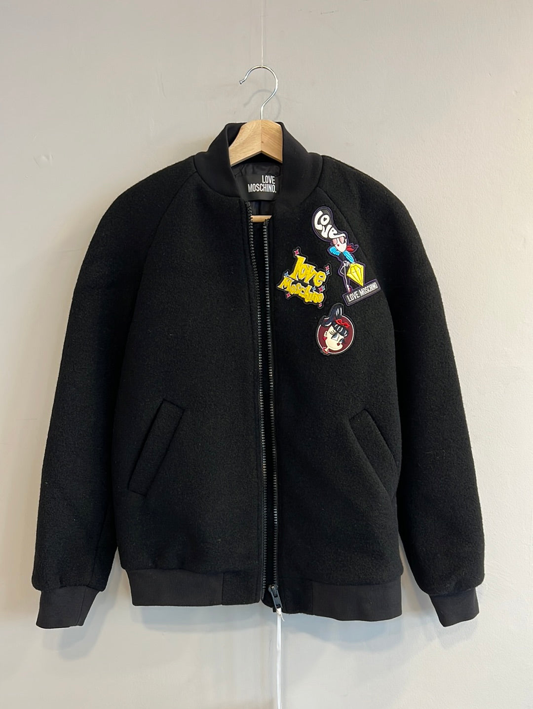 Moschino - Bomber wool jacket