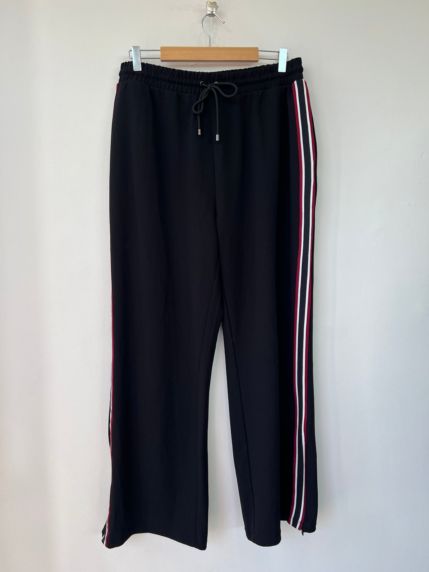 Hush - Wide leg stripe trousers