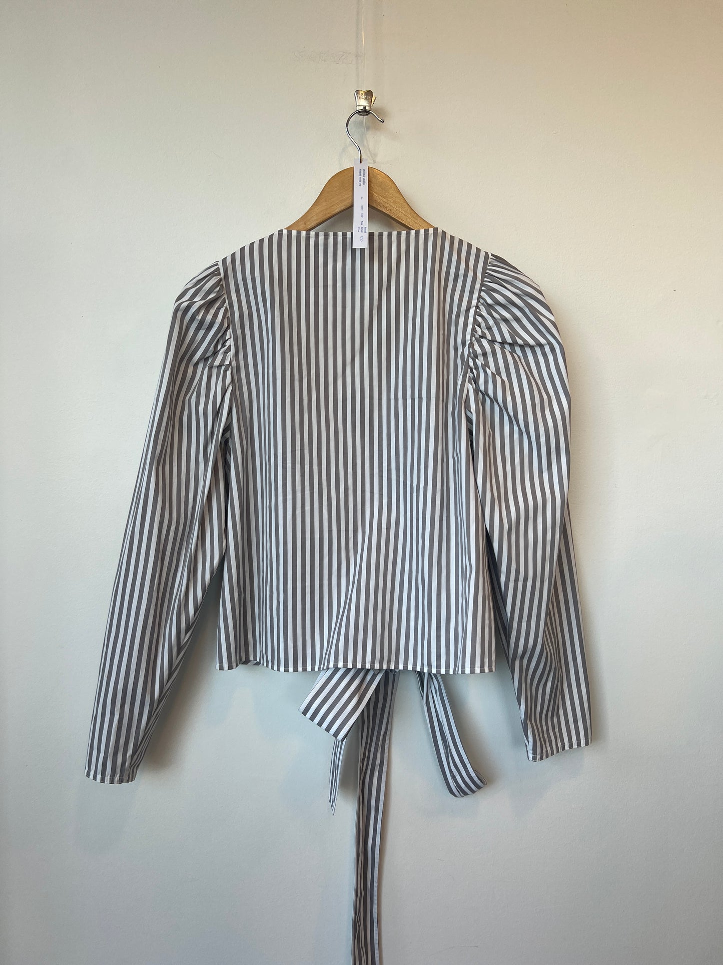 & Other Stories - Striped wrap top