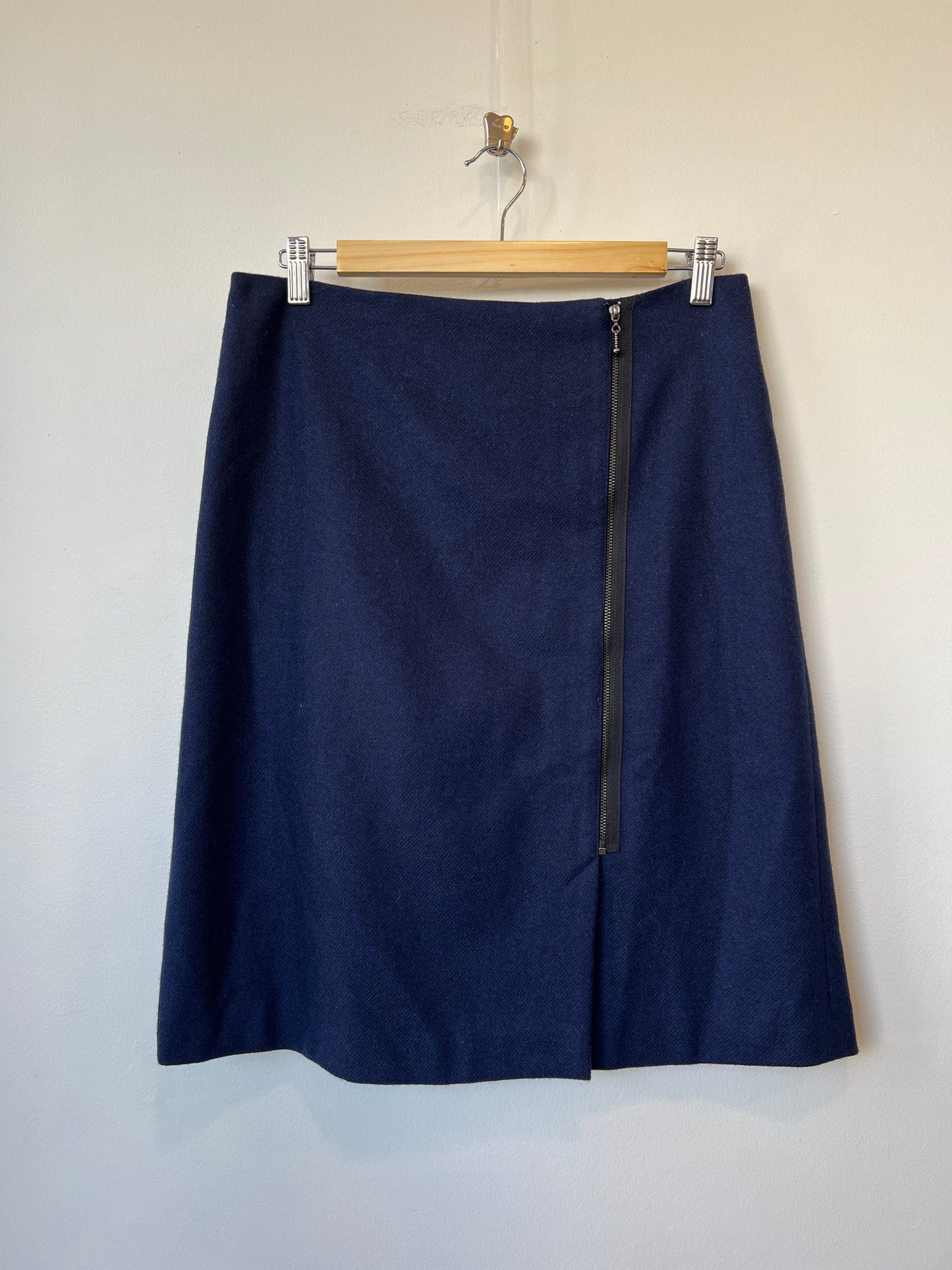 Pure Collection - Wool zip skirt