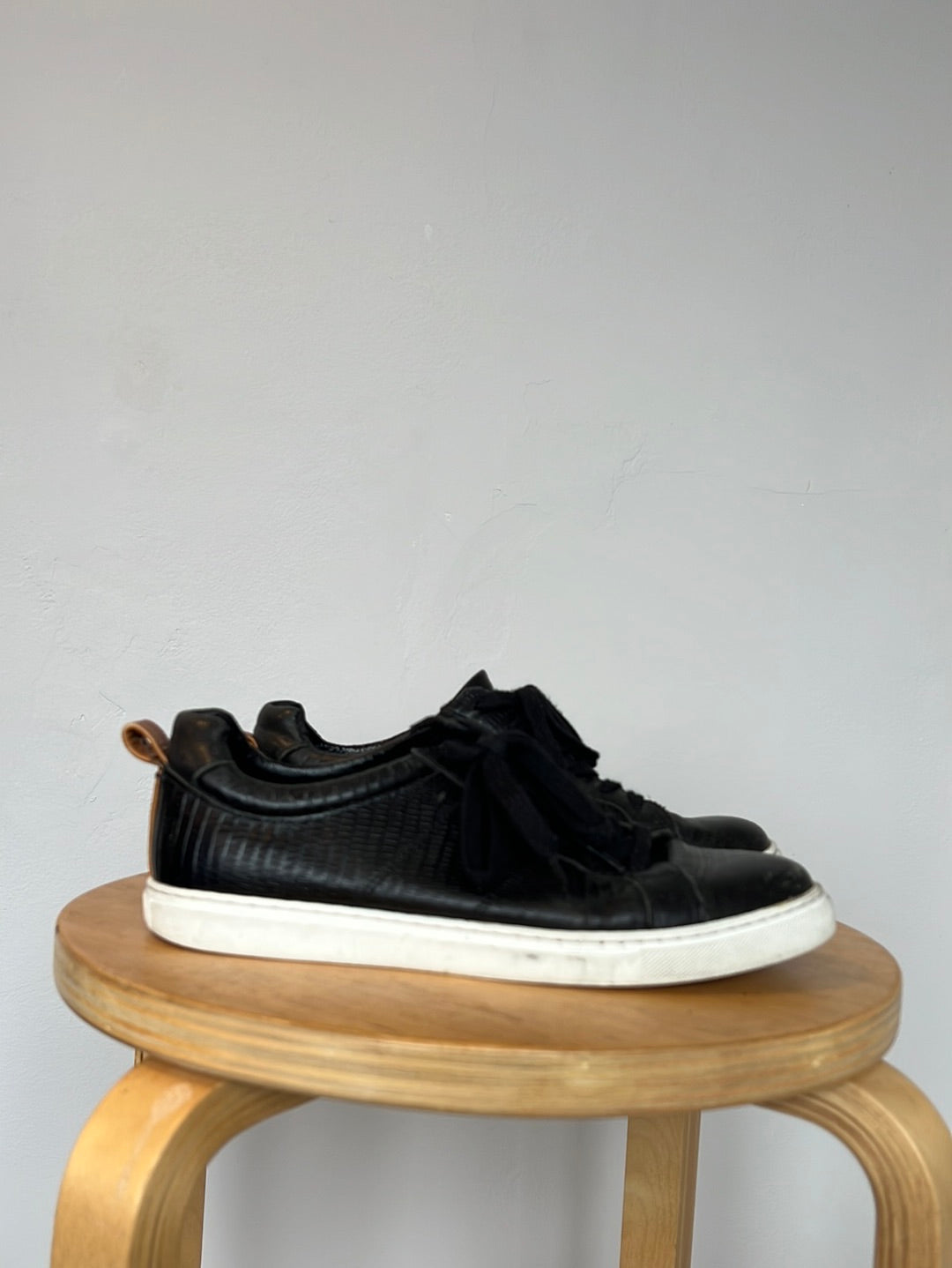 Whistles - Snake leather trainers