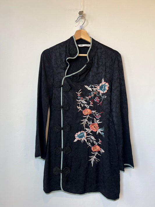 Zara - Embroidered chinese style dress