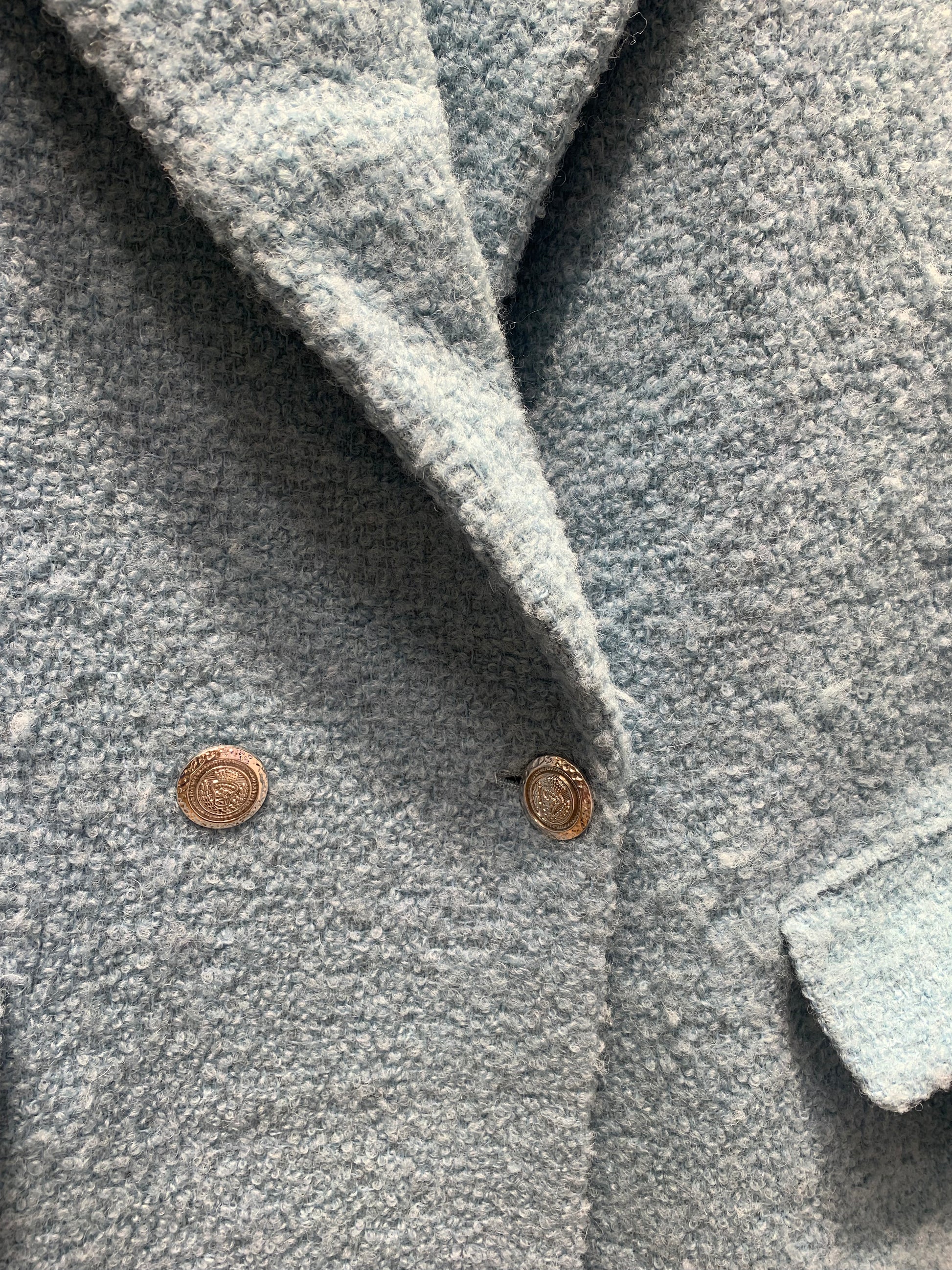 Boucle Button Detail Jacket