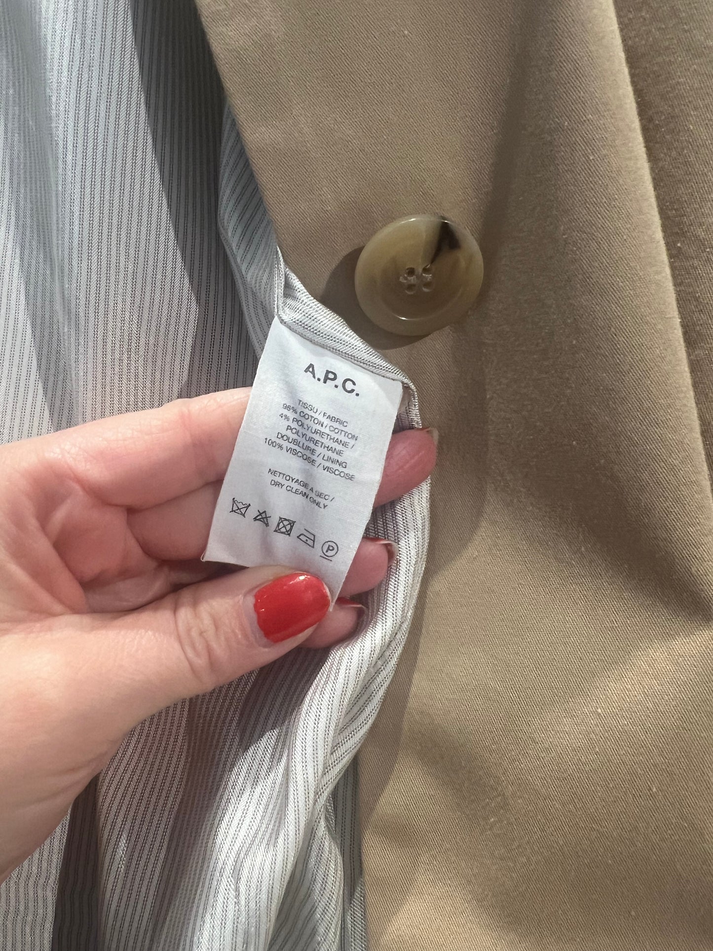 A.P.C. Trench coat