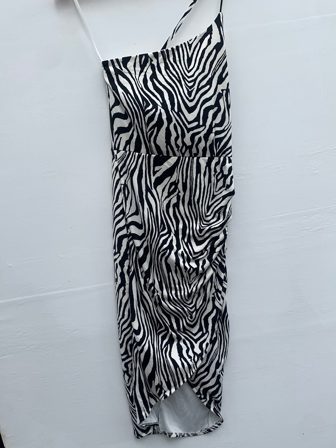 AX Paris - Zebra gather off shoulder dress