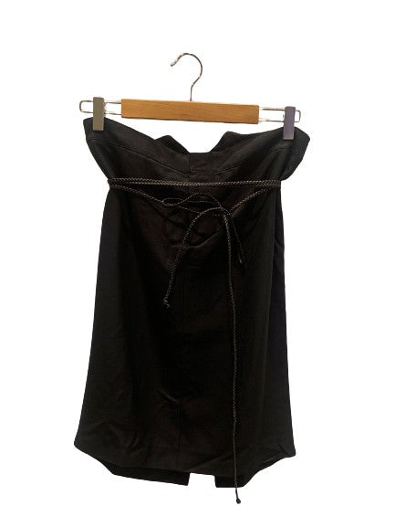Gucci - Plaited leather belt skirt